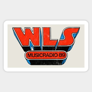 WLS Chicago / 80s Rock Radio Station Sticker